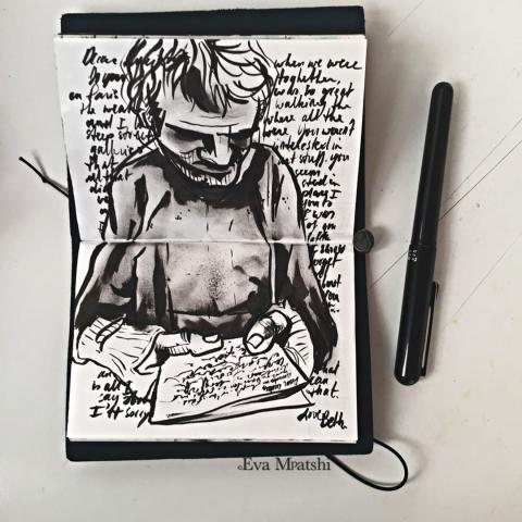 pen on paper⁣

- sorry -⁣