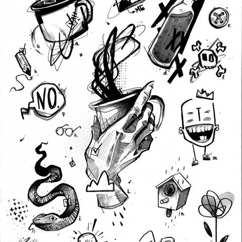 <p>A page full of hand drawn flash, to be tattooed as many times as I like. Old skool style.<br />
If you are interested in getting one , send an email and I'll book you in right away!<br />
mpatshi@gmail.com</p>
