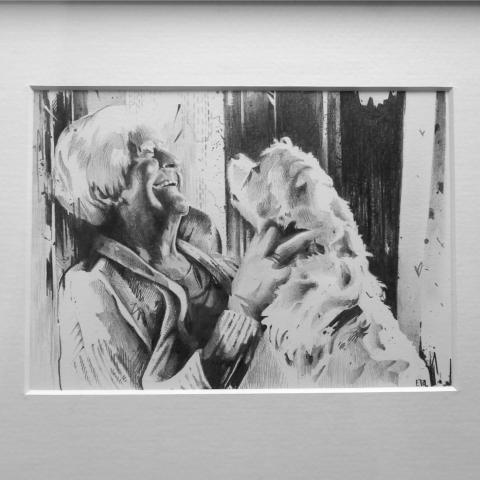 <p>Voor ivy<br>Potlood op papier<br>180 x 130 mm</p>